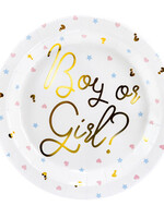 Partydeco Bordjes - Boy or Girl