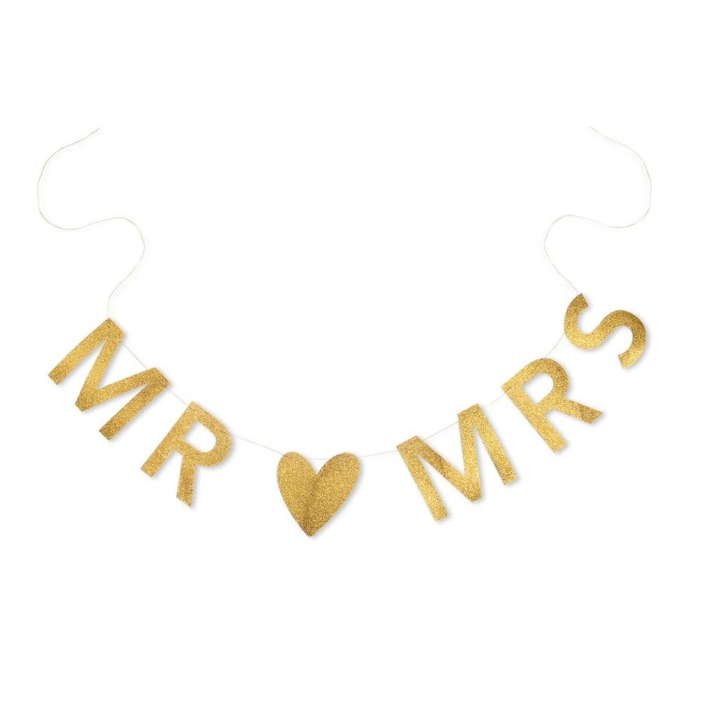 Weddingstar Gouden Slinger Mr & Mrs