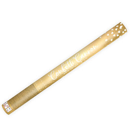 Partydeco XL Confetti kanon - Gouden hartjes