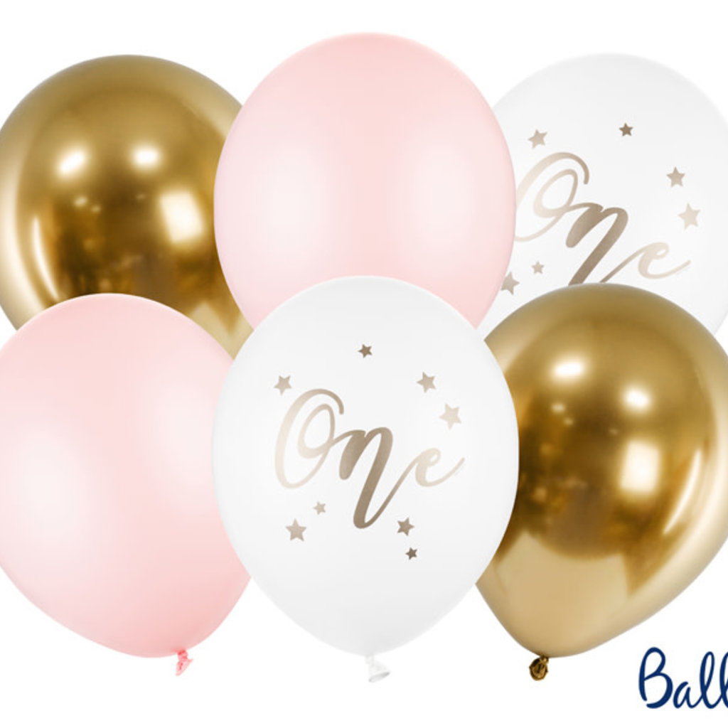 Partydeco One - balloons (pink)