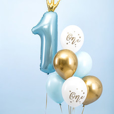 Partydeco One - balloons (blue)