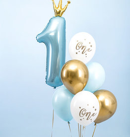 Partydeco One - balloons (blue)