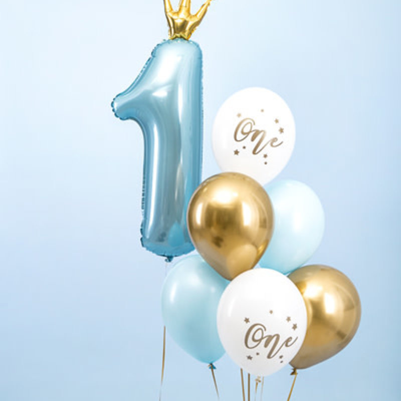 Partydeco One - balloons (blue)