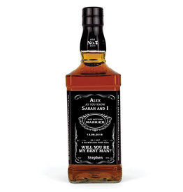 The Wedding & Party Shop Jack Daniels 70cl - Will you be my Best Man?