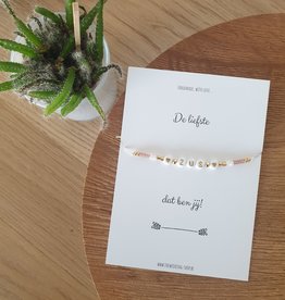 The Wedding & Party Shop Armband - De liefste  zus dat ben jij!