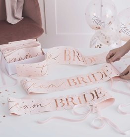 Ginger Ray Blush hen | Team Bride sjerpen (6stuks)