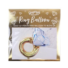 Ginger Ray Folieballon - Verlovingsring (81x 50cm)