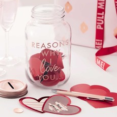 Ginger Ray Date jar - Reasons Why I Love you