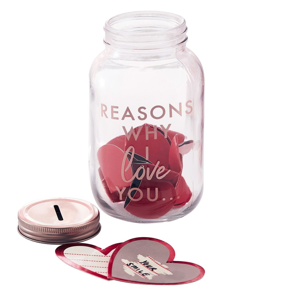 Ginger Ray Date jar - Reasons Why I Love you