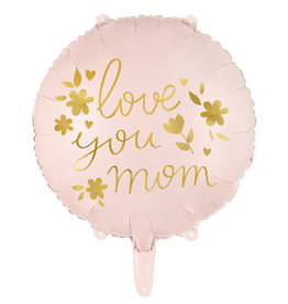 Partydeco Folieballon ''Love you mom''