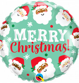 Qualatex Merry Christmas Ho Ho Ho - folieballon (45cm)