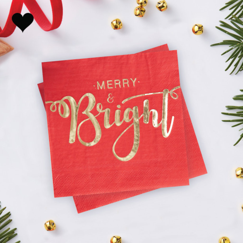 Ginger Ray Merry & Bright - servetten (20st.)