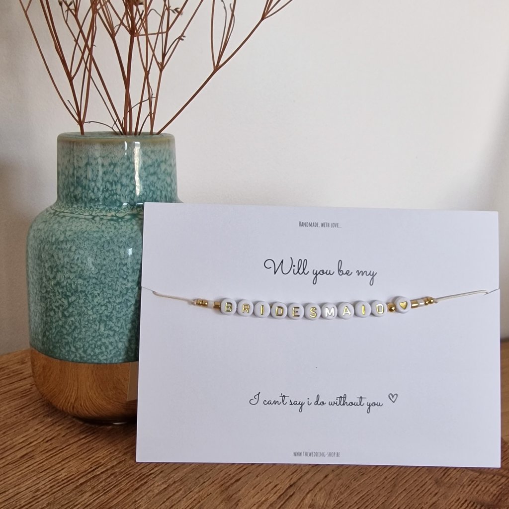 The Wedding & Party Shop Armband - Will you be my Bridesmaid
