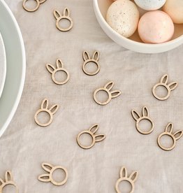 Ginger Ray Wooden Easter Bunny - Tafelconfetti