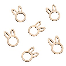 Ginger Ray Wooden Easter Bunny - Tafelconfetti