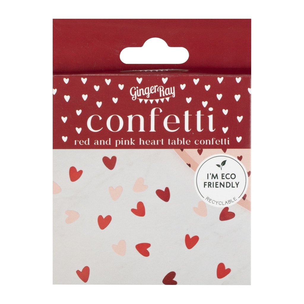 Ginger Ray Hartjes Confetti (biologisch afbreekbaar)