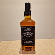 The Wedding & Party Shop Jack Daniels 70cl - Will you be my Best Man?