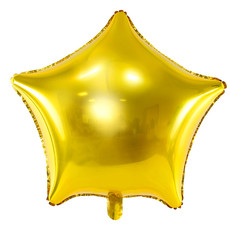 Partydeco Folieballon - Ster (goud) 45cm