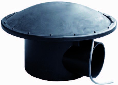 AquaForte Bodemafvoer + beluchtingskap Ø38cm afbeelding