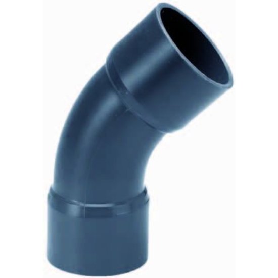 Effast Pvc Bocht 45° Lijm 75 Mm