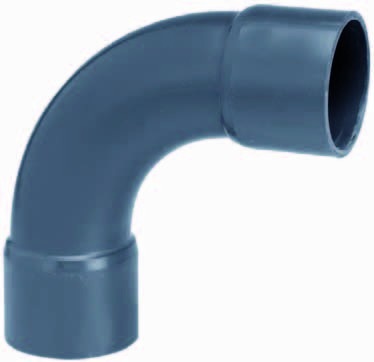 Effast Pvc Bocht Druk 90° Lijm 90 Mm afbeelding
