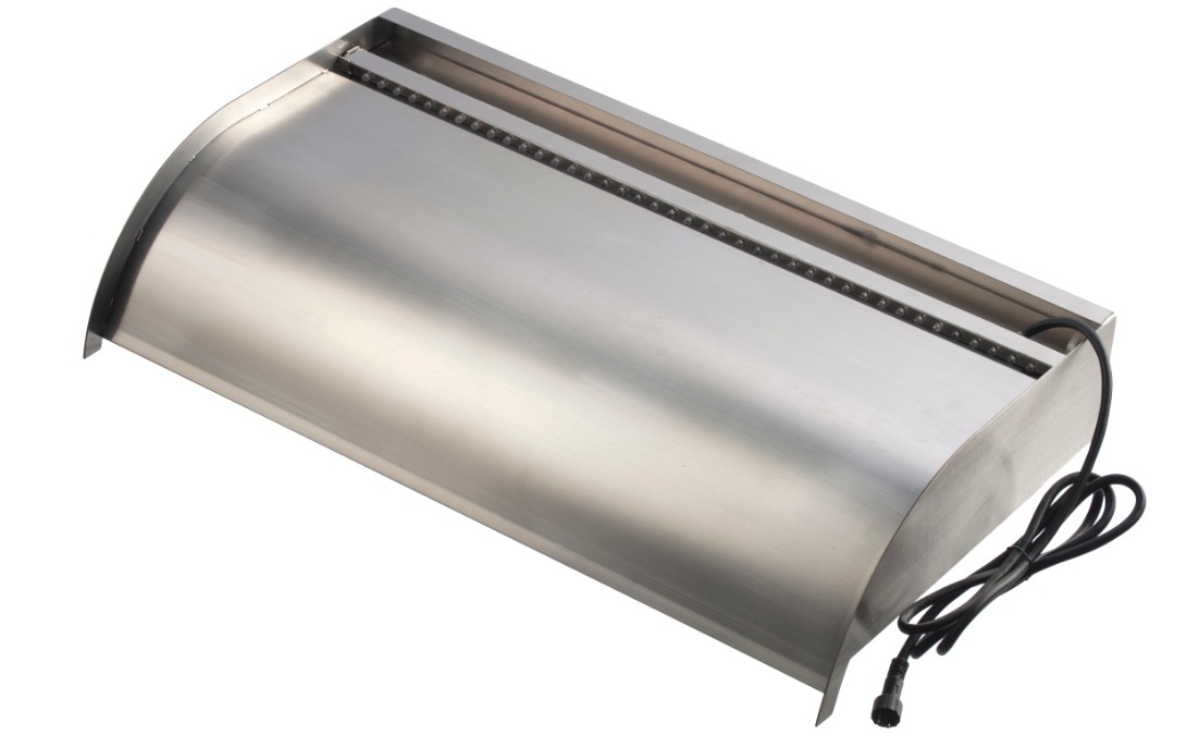 Ubbink Rvs Nevada Designwaterval 60 cm met witte Ledverlichting afbeelding