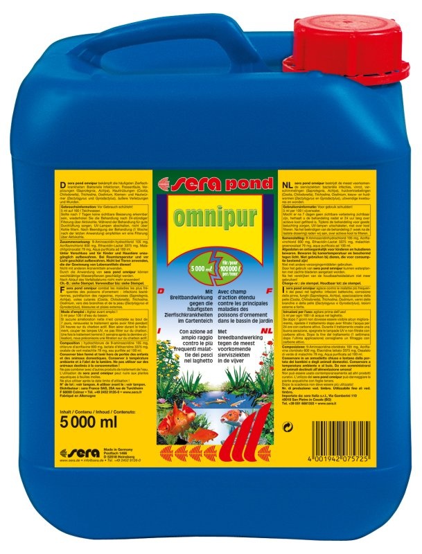 Sera Omnipur 5000 Ml - Sera afbeelding