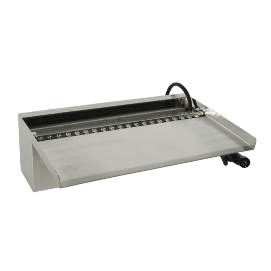 Ubbink Niagara Rvs Waterval 30 Cm Met Led Inox 316 Met Lange Uitloop - Ubbink