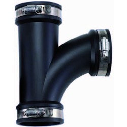 Flexibel T-stuk 3" / 90mm - AquaForte