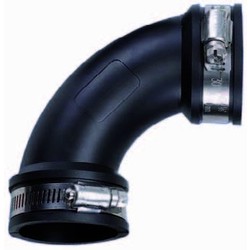 Flexibele bocht 3" / 90mm - AquaForte