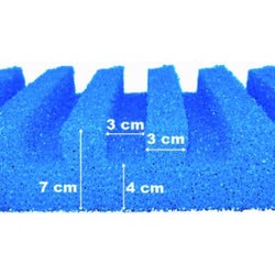Filterschuim T profiel 58x27 cm - Aquaforte