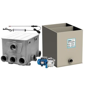 AquaForte Trommelfilter set + Jetpomp + biokamer SG560