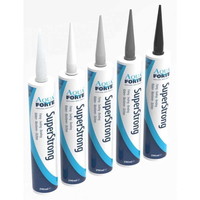 AquaForte lijm SuperStrong antraciet - AquaForte afbeelding