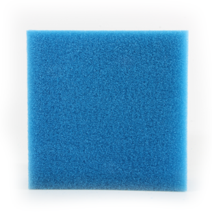 Filterschuim 50x50x2 cm grof blauw