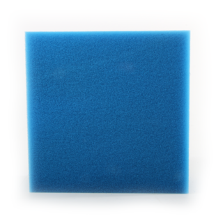 Filterschuim 50x50x2 cm middel blauw