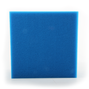 Filterschuim 50x50x3 cm fijn blauw