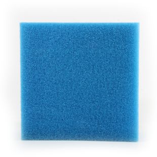Filterschuim 50x50x5 cm grof blauw