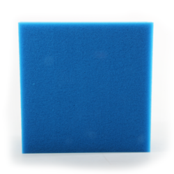 Filterschuim 50x50x10 cm fijn blauw