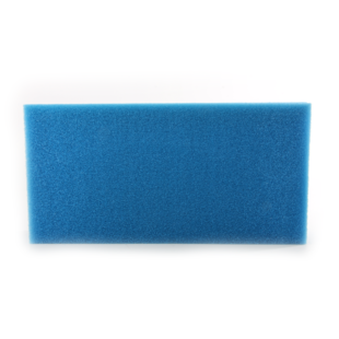 Filterschuim 100x50x5 cm grof - blauw