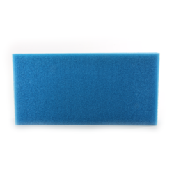 Filterschuim 100x50x10 cm grof - blauw