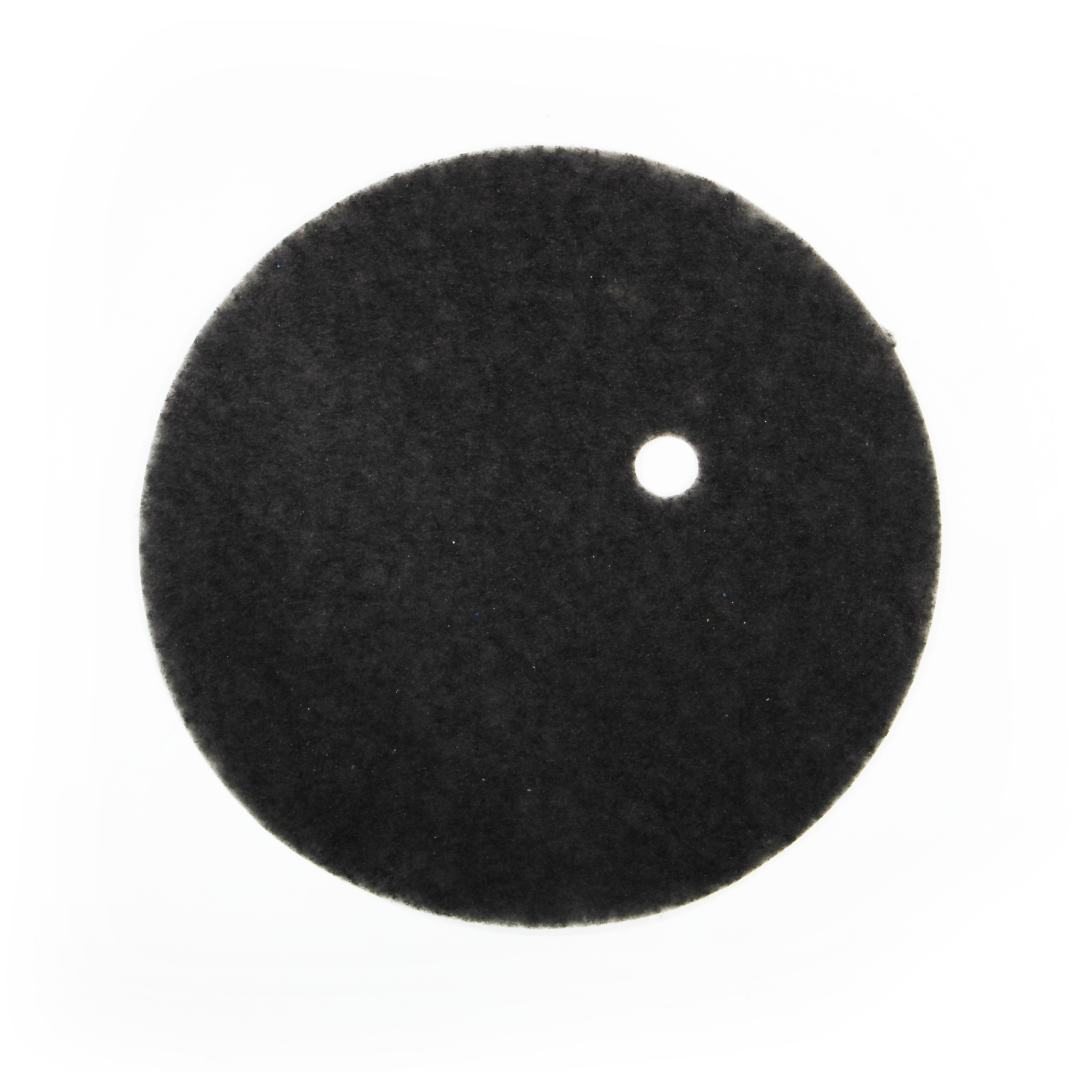 Filtermat rond carbon Ø39 cm met gat afbeelding