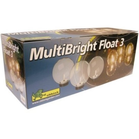 Ubbink Multibright Float drijvende lichtbol LED, transparante bollen set à 3 - Ubbink