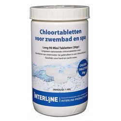 Chloortabletten 1kg (20g tabletten) - Interline