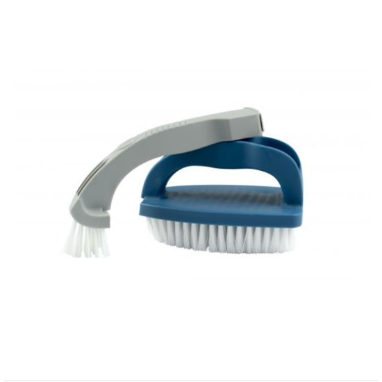 AquaForte Blue line wandborstel - met clipbevestiging - Multifunctionele handborstel - AquaForte
