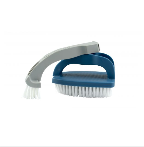 AquaForte Blue line wandborstel - met clipbevestiging - Multifunctionele handborstel - AquaForte afbeelding