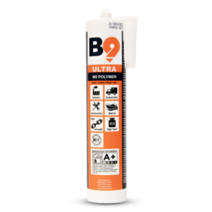 B9 Ultra MS polymer zwart black voor industrie en bouw Kit 310ml