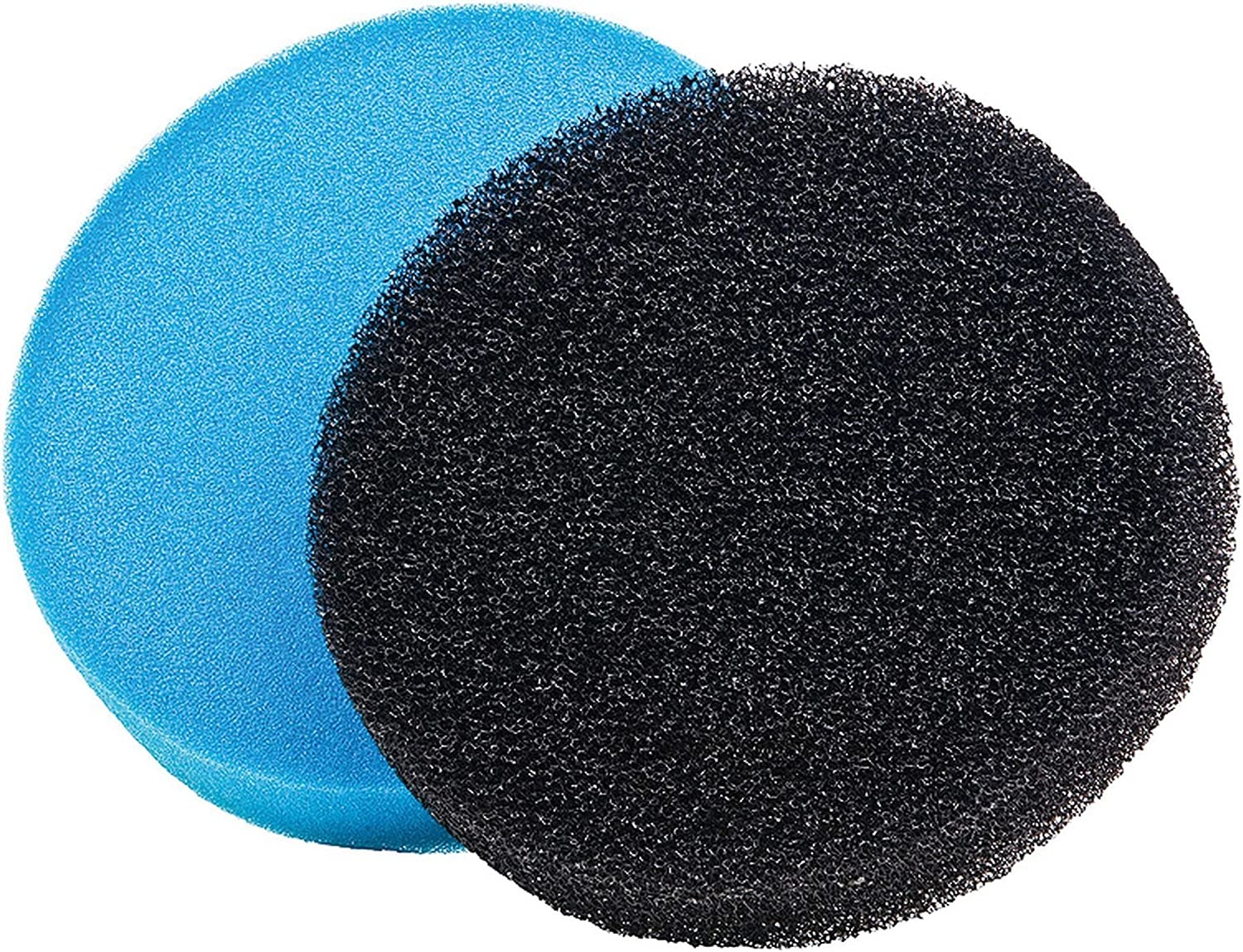 Heissner Set Filterschuim geschikt voor Heissner rond 22.5cm  1x blauw 1x zwart afbeelding