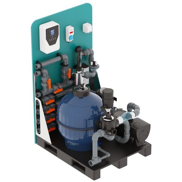 AquaForte Plug &amp; Swim pallet Type 5 Biopool - AquaForte afbeelding