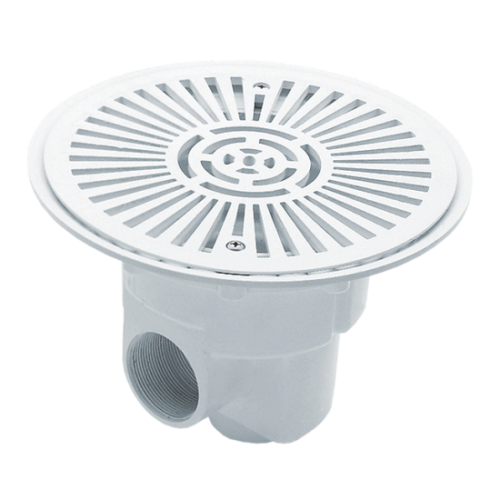 AquaForte Bodemafvoer ABS 270mm - beton - AquaForte