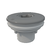 AquaForte Multiflow Inspuiter ABS grijs 2" x 50mm - folie - AquaForte